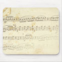 sheet music mousepads