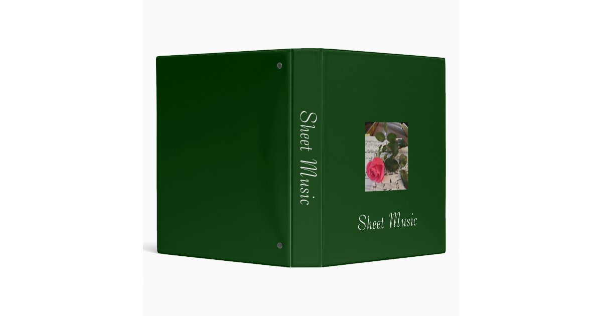 Sheet Music Organizer Binder Zazzle