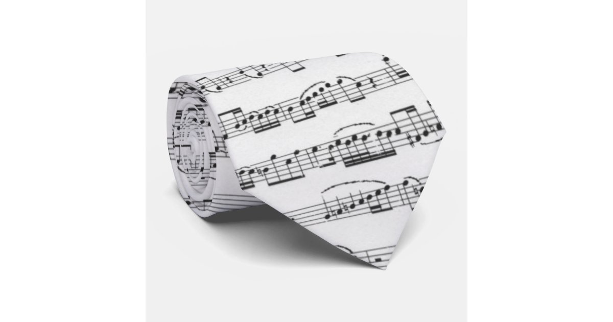 Sheet Music Tie Zazzle