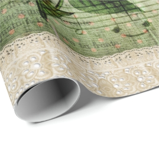 Sheet music wrapping paper