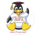 Sheet of 20 Graduate Penguin Stickers stickers