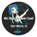 sheet of 6 - 3" stickers by TheDirtyMartinisBand sheet of 6 - 3" stickers