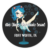 sheet of 6 - 3" stickers