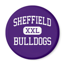 Sheffield - Bulldogs - High - Sheffield Alabama magnets by customteamsportswear Sheffield - Bulldogs - High - Sheffield Alabama magnets