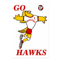 SheHawk Volleyball Mascot Poster posters by josephjacques SheHawk Volleyball Mascot Poster posters
