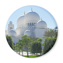 Sheikh Zayed Grand Mosque domes 1 Refrigerator Magnet