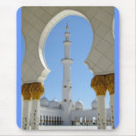 Sheikh Zayed Grand Mosque Prayer Yard Arch mousepads