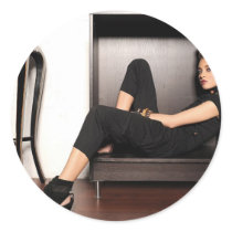 Sheila J 203edit Round Stickers