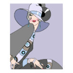 Shelby, 1920s Lady in Mauve and Gray posters
