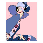 Shelby, 1920s Lady in Pink and Blue posters