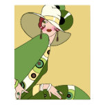 Shelby, 1920s Lady in Yellow and Olive posters
