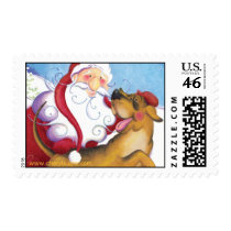 Shelby and Santa / Postage