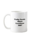 Shelby County Courthouse Shelbyville Illinois mugs