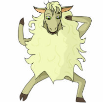 Shelby Sheep Photo Cut Outs