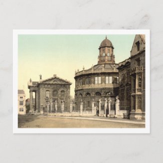 Sheldonian Theatre, Oxford, England postcard