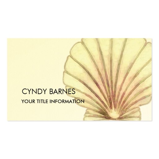 Shell Business Card (front side)