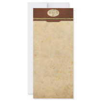 Shell - Conchology - Coral Personalized Rack Card