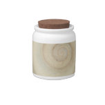 Shell - Conchology - White Spiral Candy Jars