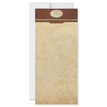 Shell - Conchology - White Spiral Personalized Rack Card