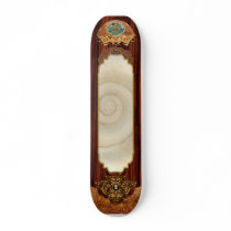Shell - Conchology - White Spiral Skate Boards