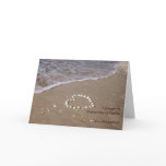 Shell Heart in the Sand (horizontal) Cards