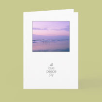Shell in the dawn light holiday cards by Beachwalker Shell in the dawn light holiday cards
