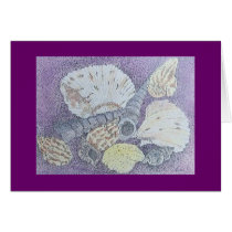 shell medley cards by artbynina shell medley cards