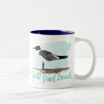 Shell Point Beach Gull mugs