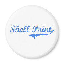Shell Point Massachusetts Classic Design Magnets