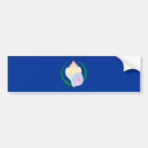 Shell sea-snail clam sea snail bumper stickers