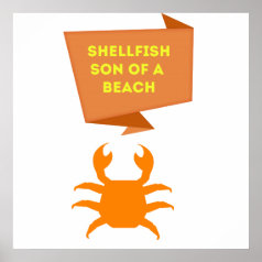 Shellfish Crab Poster