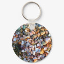 Shells and Pebbles Keychain by thehatch Shells and Pebbles Keychain