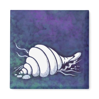 Shells Magnet by ArtbyJean
