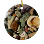 Shells, Rocks and Coral Beach Nature Theme Ceramic Ornament