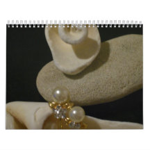Shells, Stones, Pearls Crystals and Gold Wall Calendars