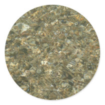 Shells under Rippling Water Sticker