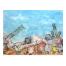 Shells Under The Sea. Postcard