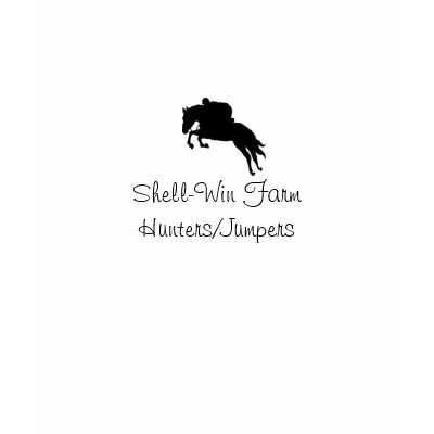 shellwin horse, Shell-Win FarmHunters/Jumpers Shirt by shnole10177