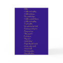 Shelter cards