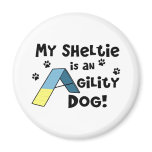 Sheltie Agility Dog Magnet