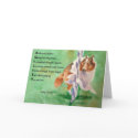 Sheltie Agility Poem cards by foxbrush Sheltie Agility Poem cards