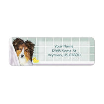 Sheltie Bath Sable Labels labels