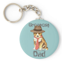 Sheltie Dad Keychains