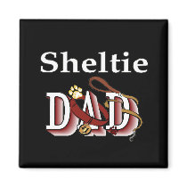 sheltie dad Magnet