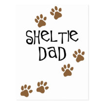 Sheltie Dad Postcards