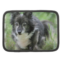 Sheltie Dog Picture Wallet Folio Planners