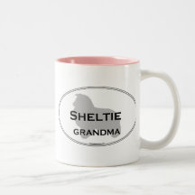 Sheltie Grandma Mug