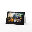 Sheltie Halloween Greeting Card