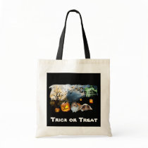 Sheltie Halloween Tote Bag by normagolden Sheltie Halloween Tote Bag