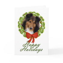 Sheltie Holiday #1 Card
